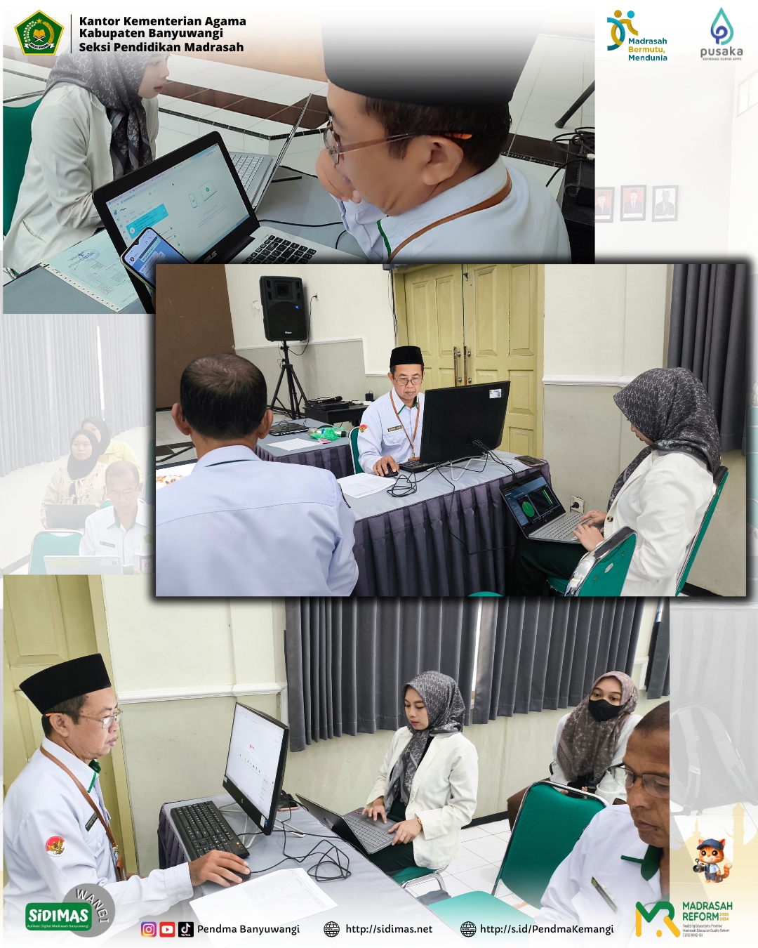 kemenag banyuwangi gelar residu data siswa madrasah